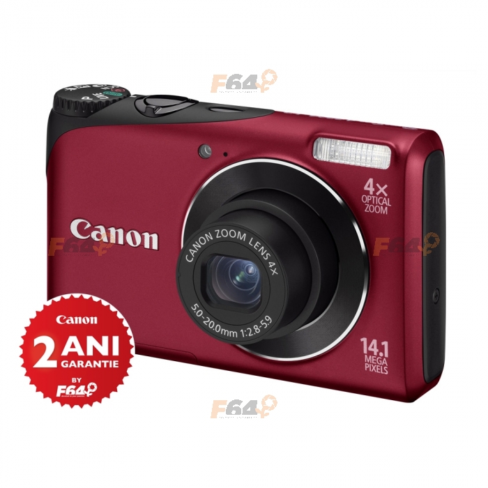 Canon Powershot A2200 rosu
