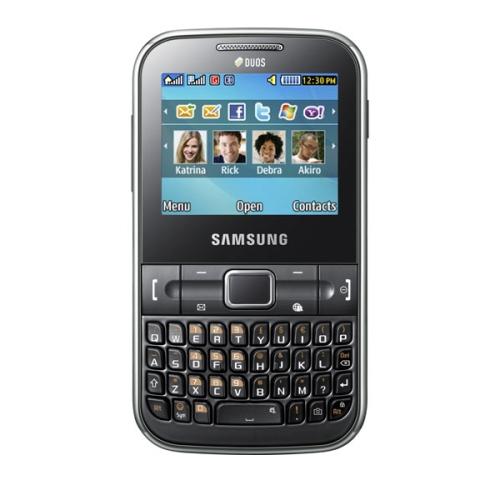 Telefon mobil Samsung C3222 Chat, DualSim, Black