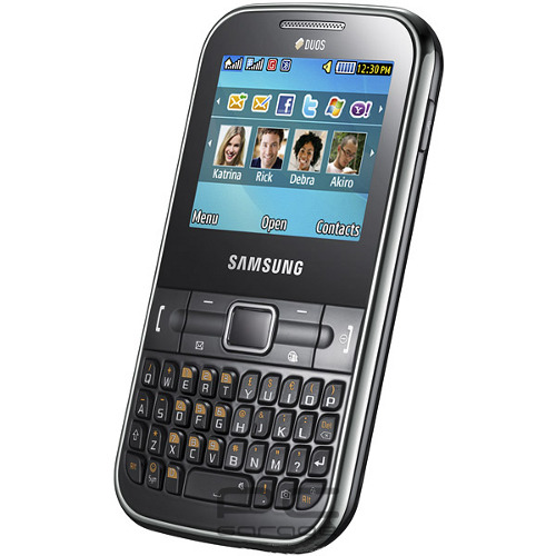 Telefon mobil Samsung C3222 Chat black