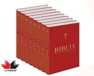 Biblia ilustrata in 8 volume de la Editura Litera
