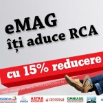 Asigurări RCA cu 15% mai ieftine la eMag
